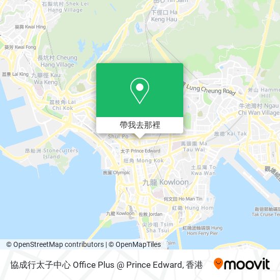 協成行太子中心 Office Plus @ Prince Edward地圖