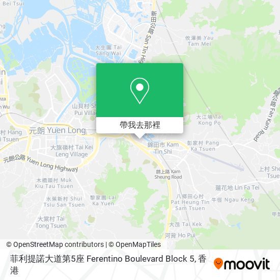 菲利提諾大道第5座 Ferentino Boulevard Block 5地圖