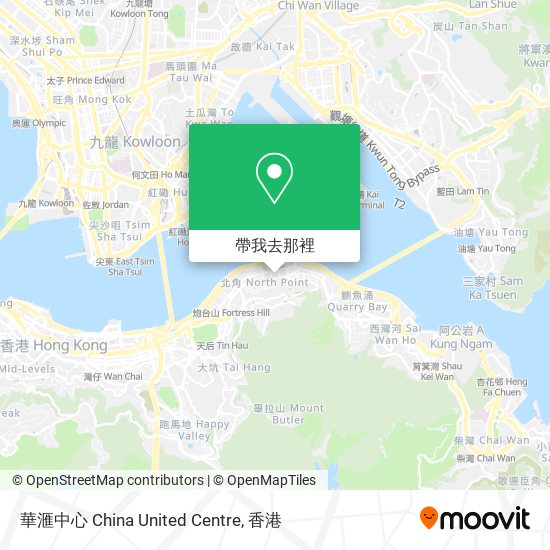 華滙中心 China United Centre地圖