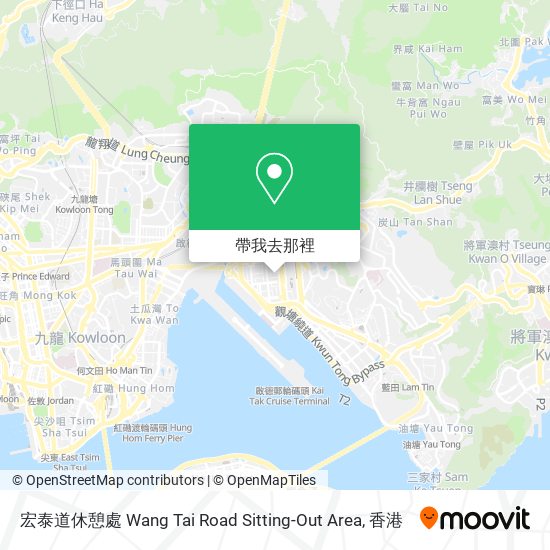 宏泰道休憩處 Wang Tai Road Sitting-Out Area地圖
