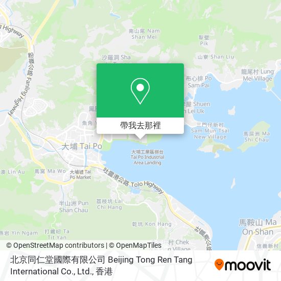 北京同仁堂國際有限公司 Beijing Tong Ren Tang International Co., Ltd.地圖