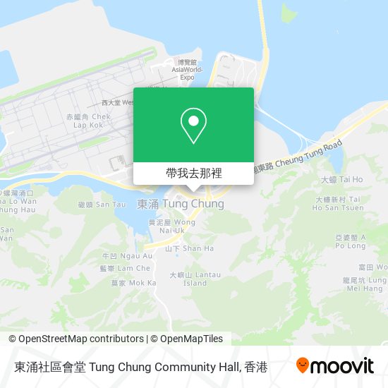 東涌社區會堂 Tung Chung Community Hall地圖