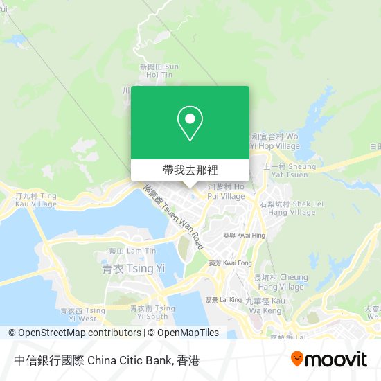 中信銀行國際 China Citic Bank地圖