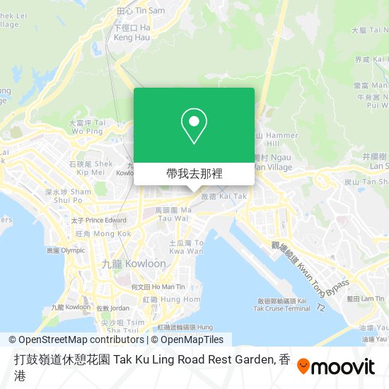 打鼓嶺道休憩花園 Tak Ku Ling Road Rest Garden地圖