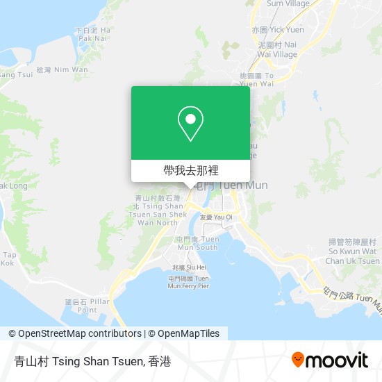 青山村 Tsing Shan Tsuen地圖