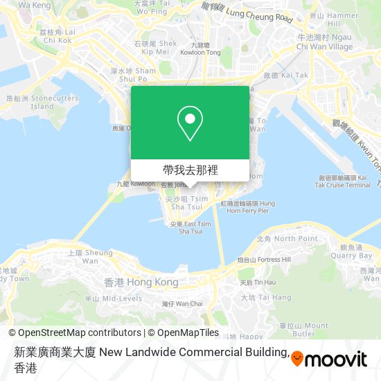 新業廣商業大廈 New Landwide Commercial Building地圖