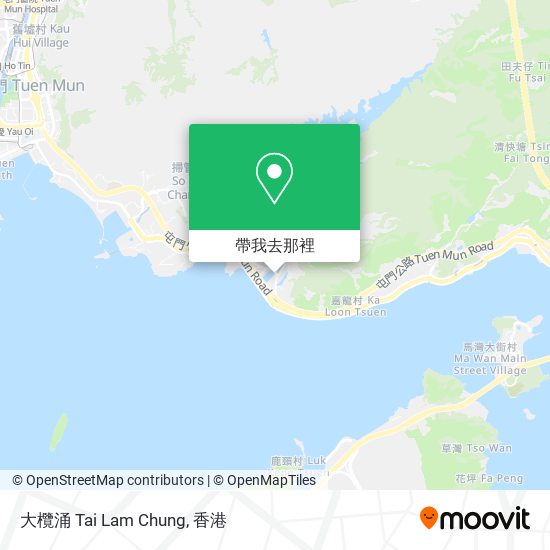 大欖涌 Tai Lam Chung地圖