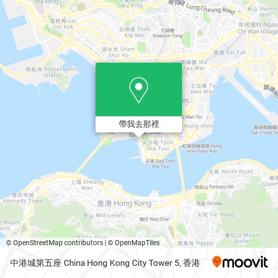 中港城第五座 China Hong Kong City Tower 5地圖