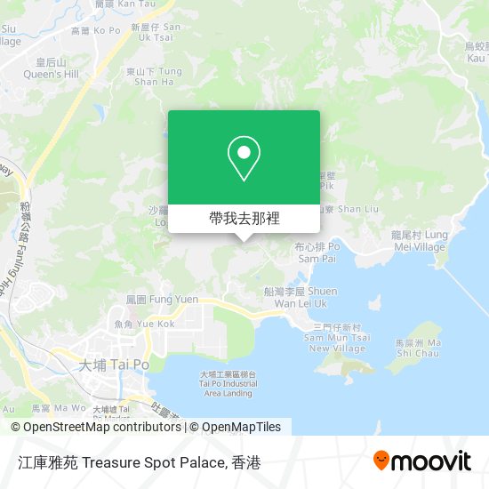 江庫雅苑 Treasure Spot Palace地圖