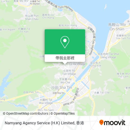 Namyang Agency Service (H.K) Limited地圖
