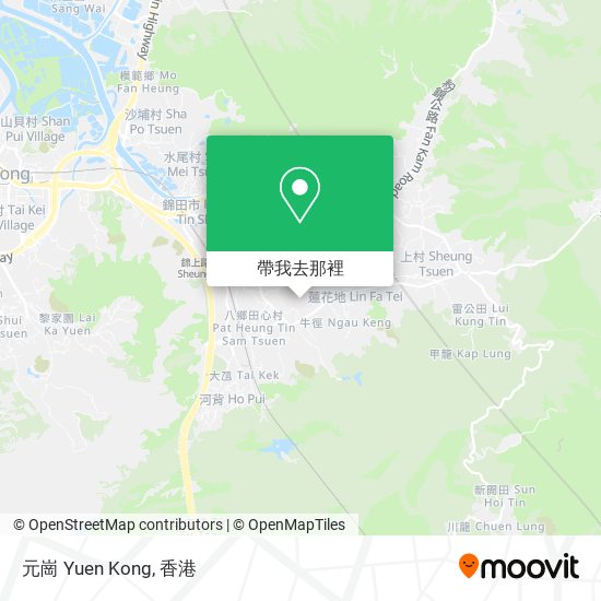 元崗 Yuen Kong地圖