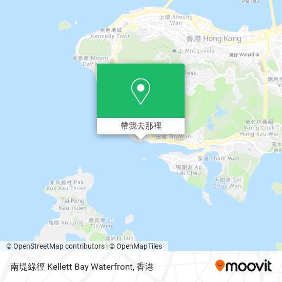 南堤綠徑 Kellett Bay Waterfront地圖