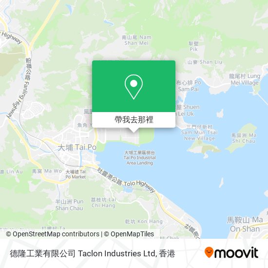 德隆工業有限公司 Taclon Industries Ltd地圖