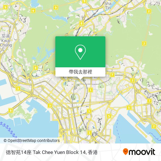 德智苑14座 Tak Chee Yuen Block 14地圖