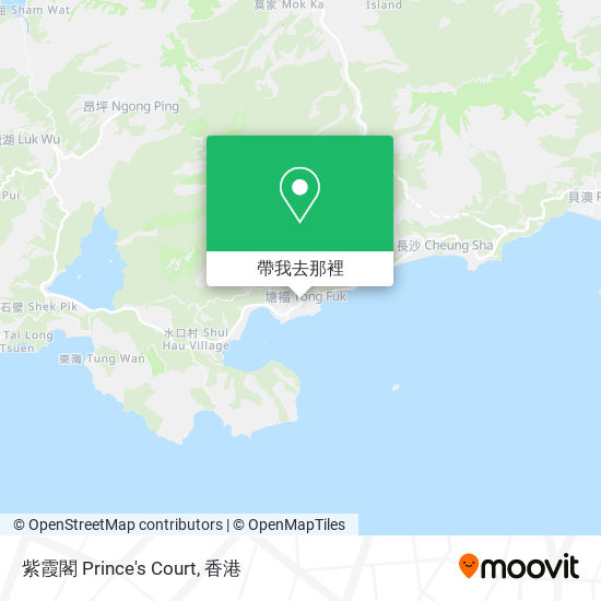 紫霞閣 Prince's Court地圖