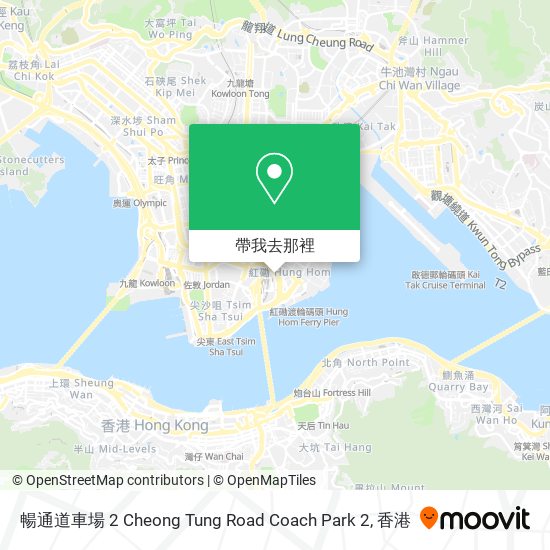 暢通道車場 2 Cheong Tung Road Coach Park 2地圖