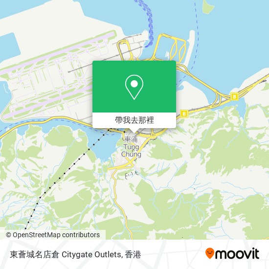 東薈城名店倉 Citygate Outlets地圖