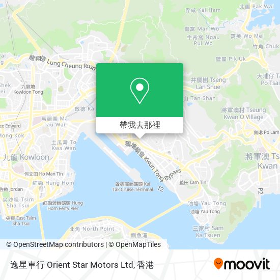 逸星車行 Orient Star Motors Ltd地圖