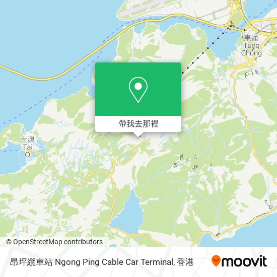 昂坪纜車站 Ngong Ping Cable Car Terminal地圖