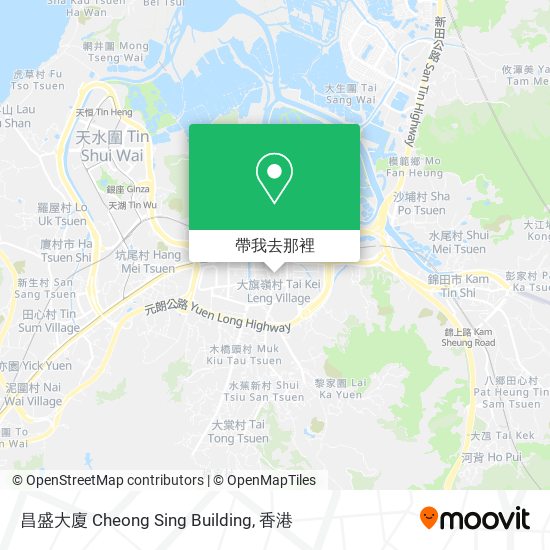 昌盛大廈 Cheong Sing Building地圖