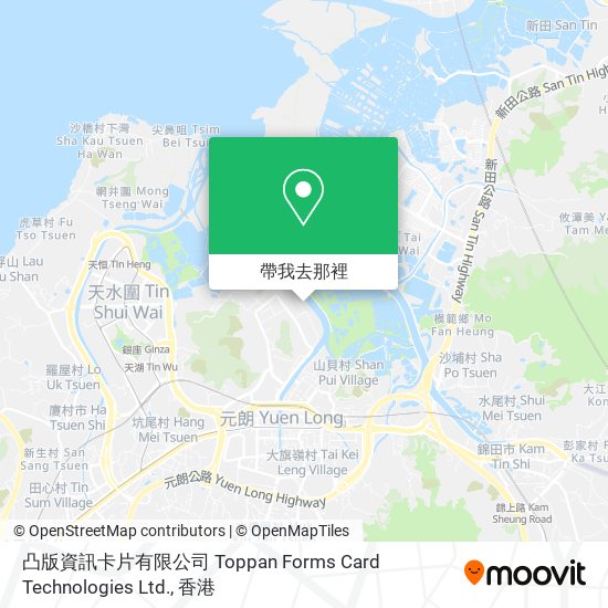 凸版資訊卡片有限公司 Toppan Forms Card Technologies Ltd.地圖