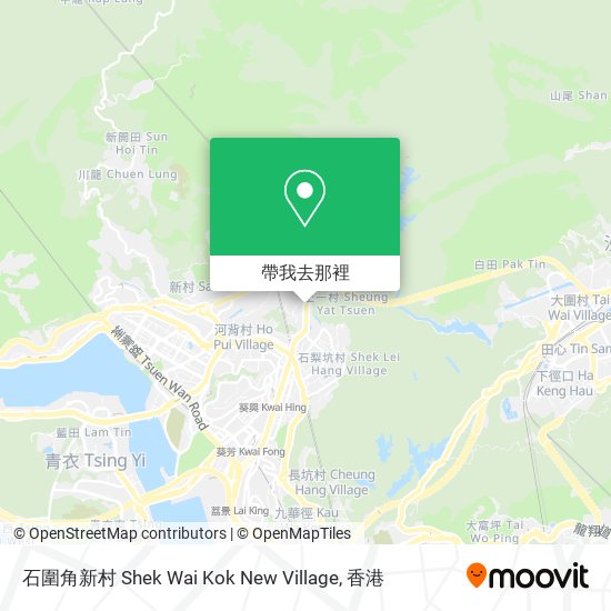 石圍角新村 Shek Wai Kok New Village地圖