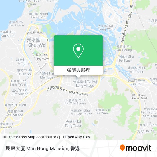 民康大廈 Man Hong Mansion地圖