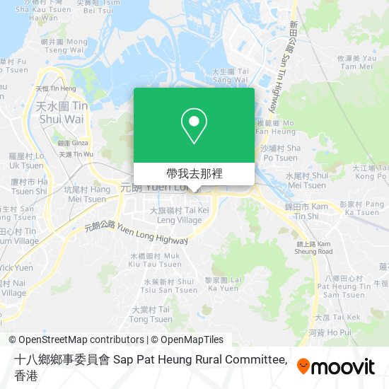 十八鄉鄉事委員會 Sap Pat Heung Rural Committee地圖