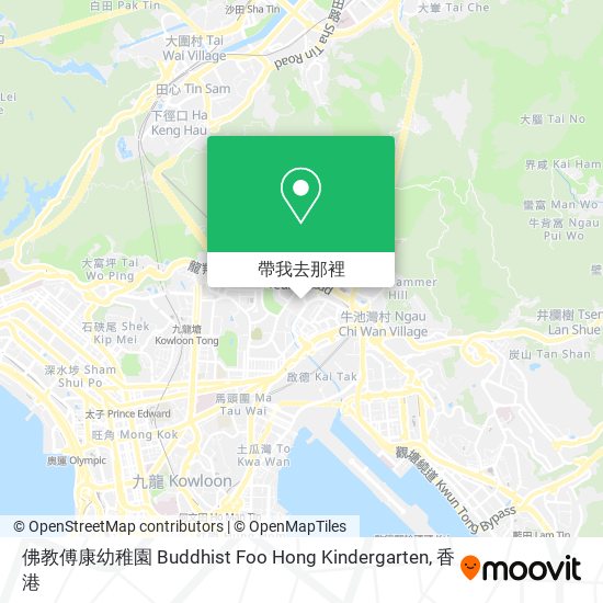 佛教傅康幼稚園 Buddhist Foo Hong Kindergarten地圖