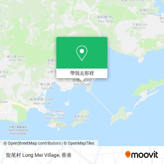 龍尾村 Lung Mei Village地圖