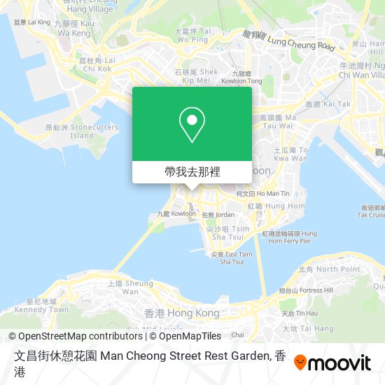 文昌街休憩花園 Man Cheong Street Rest Garden地圖