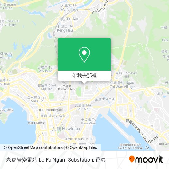 老虎岩變電站 Lo Fu Ngam Substation地圖