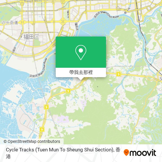 Cycle Tracks (Tuen Mun To Sheung Shui Section)地圖