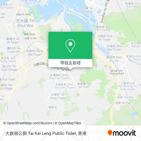 大旗嶺公廁 Tai Kei Leng Public Toilet地圖