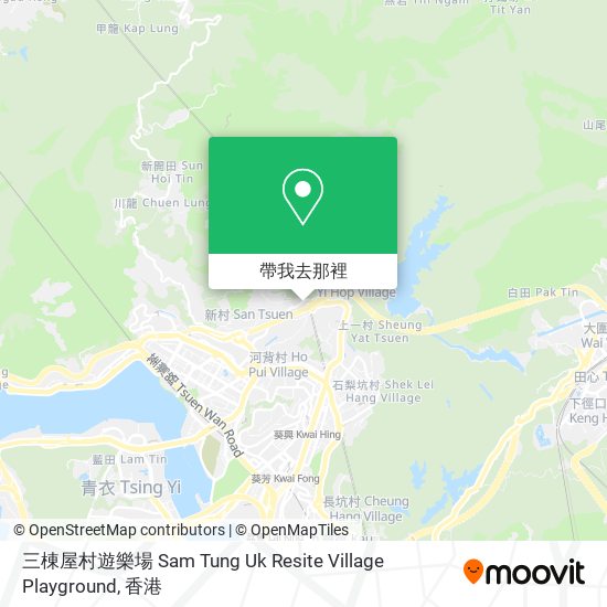 三棟屋村遊樂場 Sam Tung Uk Resite Village Playground地圖