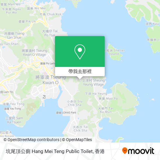 坑尾頂公廁 Hang Mei Teng Public Toilet地圖