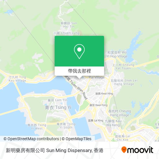 新明藥房有限公司 Sun Ming Dispensary地圖