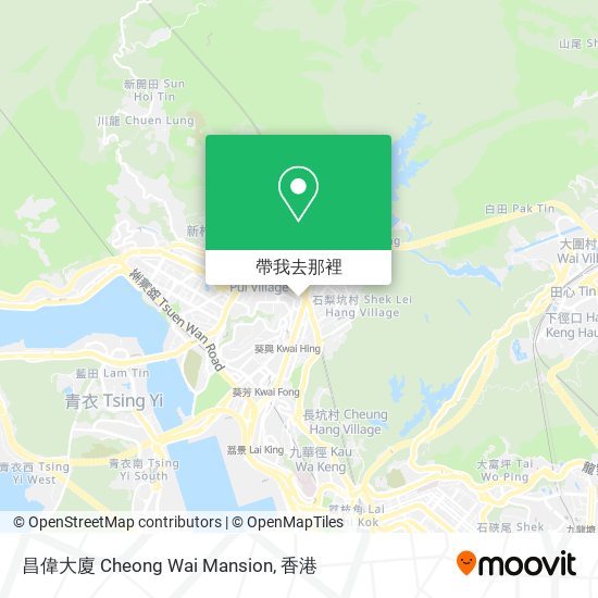 昌偉大廈 Cheong Wai Mansion地圖