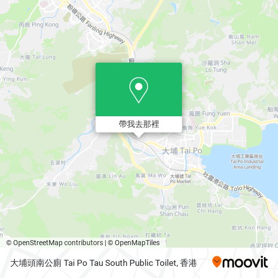 大埔頭南公廁 Tai Po Tau South Public Toilet地圖