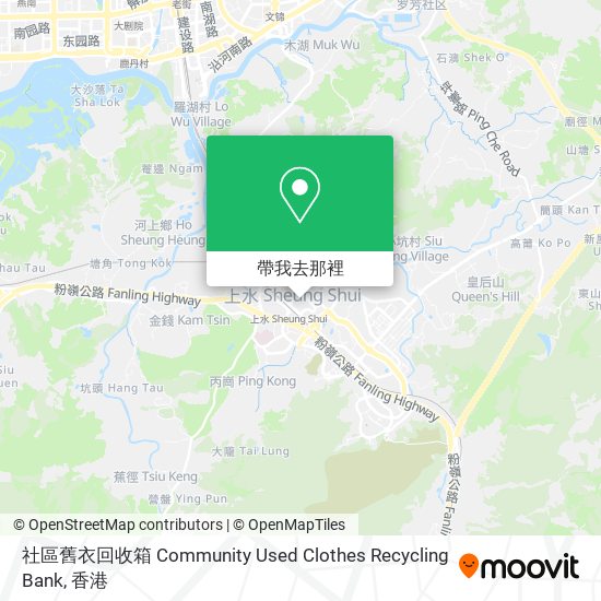 社區舊衣回收箱 Community Used Clothes Recycling Bank地圖