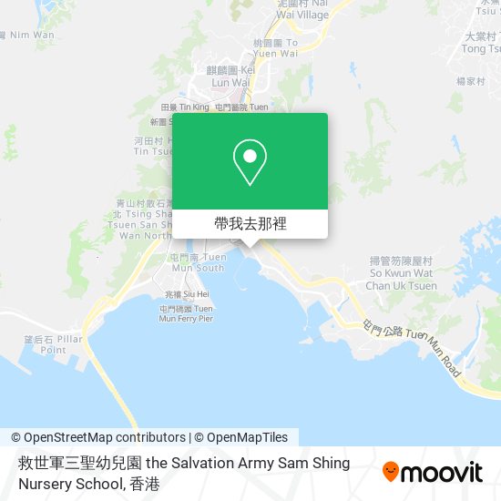 救世軍三聖幼兒園 the Salvation Army Sam Shing Nursery School地圖