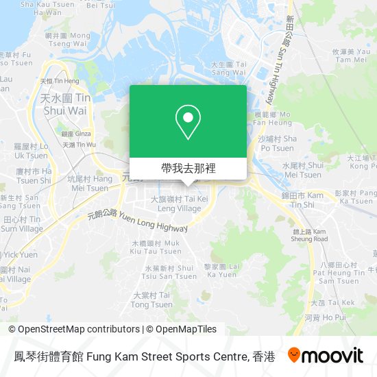 鳳琴街體育館 Fung Kam Street Sports Centre地圖