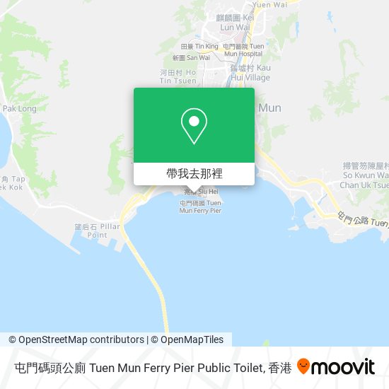 屯門碼頭公廁 Tuen Mun Ferry Pier Public Toilet地圖