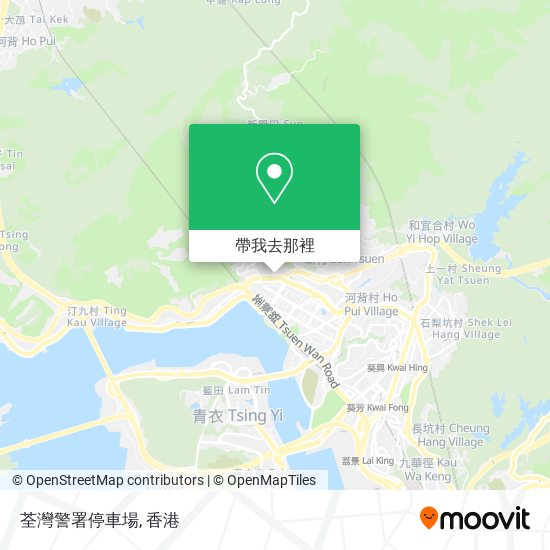 荃灣警署停車場地圖