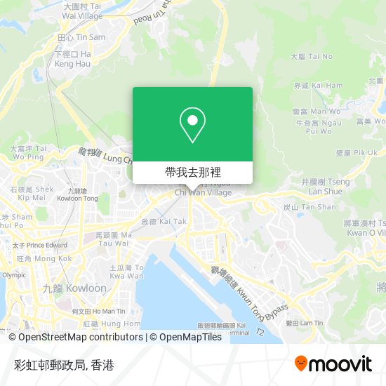 彩虹邨郵政局地圖
