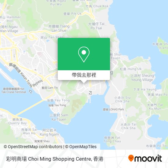 彩明商場 Choi Ming Shopping Centre地圖