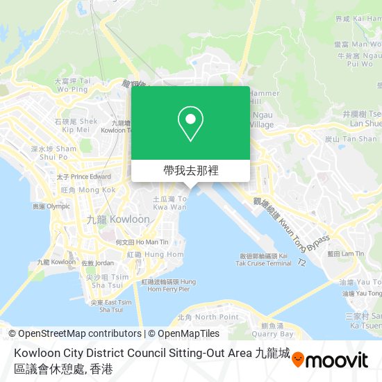 Kowloon City District Council Sitting-Out Area 九龍城區議會休憩處地圖
