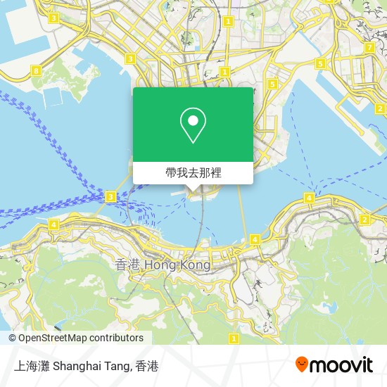 上海灘 Shanghai Tang地圖