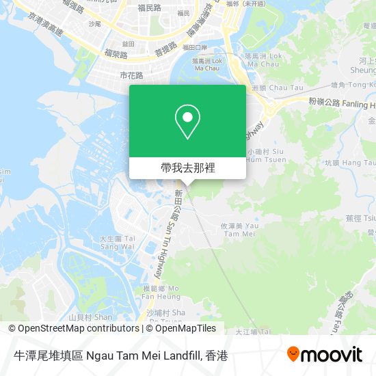 牛潭尾堆填區 Ngau Tam Mei Landfill地圖