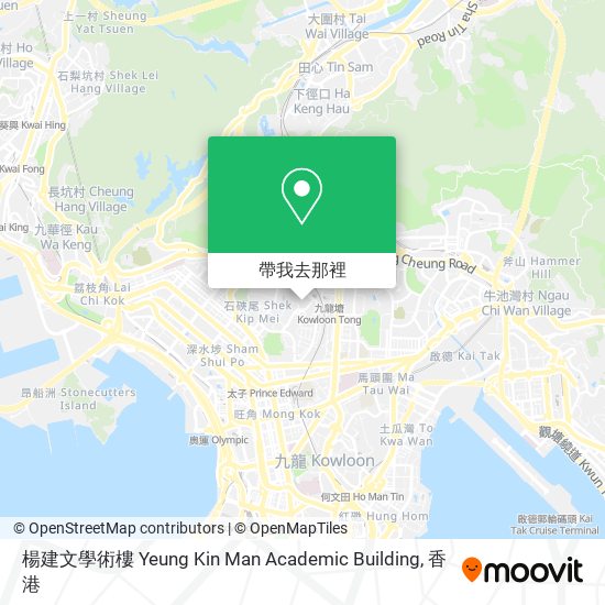 楊建文學術樓 Yeung Kin Man Academic Building地圖